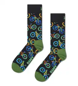 Wehkamp Happy Socks sokken Mountain Bike zwart aanbieding