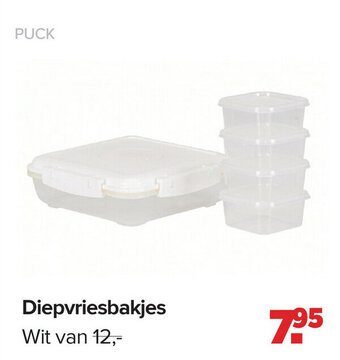 Baby-Dump Diepvriesbakjes aanbieding