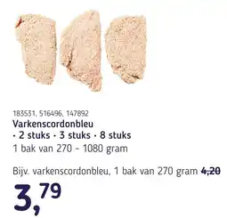 Van Hoeckel Varkenscordonbleu aanbieding