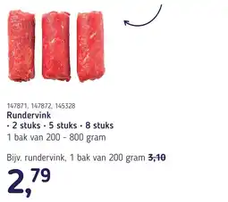 Van Hoeckel Rundervink aanbieding