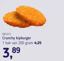 Van Hoeckel Crunchy kipburger aanbieding