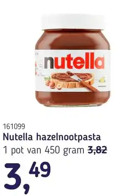 Van Hoeckel nutella hazelnootpasta aanbieding