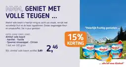 Van Hoeckel Almhof volle kwark aanbieding