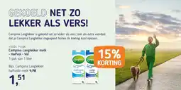 Van Hoeckel Campina Langlekker melk aanbieding