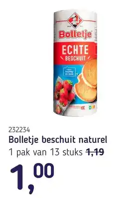 Van Hoeckel Bolletje beschuit naturel aanbieding