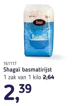 Van Hoeckel Shagai basmatirijst aanbieding
