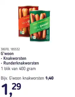 Van Hoeckel G'woon Knakworsten aanbieding