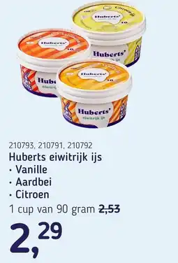 Van Hoeckel Huberts eiwitrijk ijs aanbieding