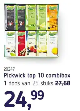 Van Hoeckel Pickwick top 10 combibox aanbieding