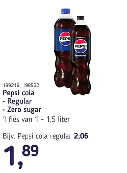 Van Hoeckel Pepsi cola aanbieding
