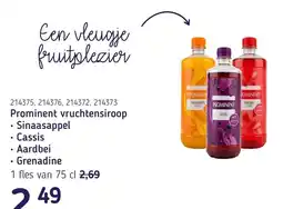 Van Hoeckel Prominent vruchtensiroop aanbieding