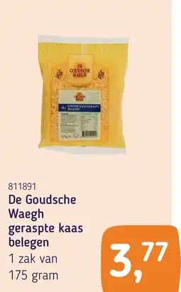 Van Hoeckel De Goudsche Waegh geraspte kaas belegen aanbieding