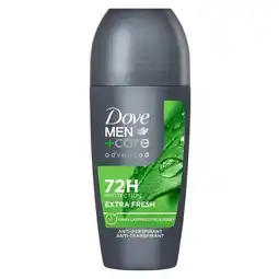 Trekpleister Dove Men+Care Advanced Extra Fresh Antitranspirant Deodorant Roller aanbieding