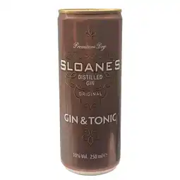 PLUS Sloane's Gin & Tonic aanbieding