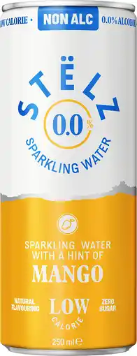 PLUS Stëlz 0.0% Sparkling Water Mango aanbieding