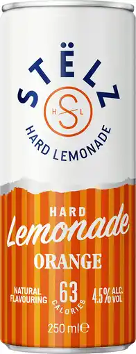 PLUS Stëlz Hard Lemonade Orange aanbieding
