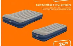 Trekpleister Luxe luchtbed 1- of 2- persoon aanbieding
