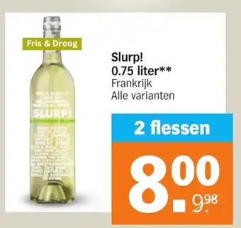 Albert Heijn Slurp! 0.75 liter aanbieding