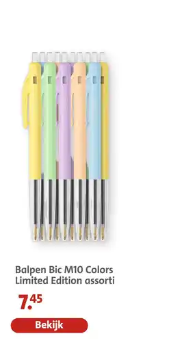 Bruna Balpen bic m10 colors limited edition assorti aanbieding