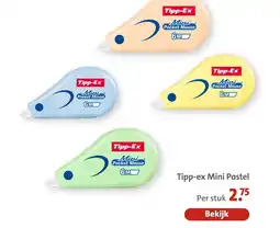 Bruna Tipp-ex mini pastel aanbieding