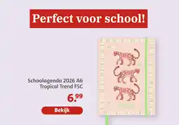 Bruna Schoolagenda 2026 a6 tropical trend aanbieding