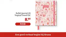 Bruna Bullet journal a5 tropical trend aanbieding