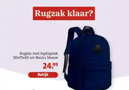 Bruna Rugtas met laptopvak aanbieding