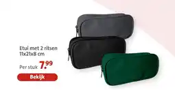 Bruna Etui met 2 ritsen aanbieding