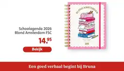 Bruna Schoolagenda 2026 blond amsterdam aanbieding