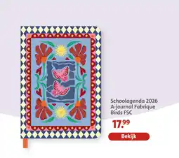 Bruna Schoolagenda 2026 a-journal fabrique birds aanbieding