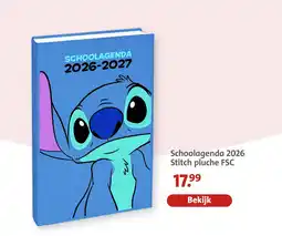 Bruna Schoolagenda 2026 stitch pluche aanbieding