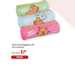 Bruna Etui rond capybara 3 assorti aanbieding