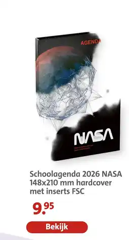 Bruna Schoolagenda 2026 nasa hardcover met inserts aanbieding