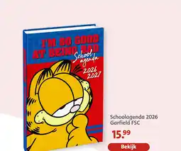 Bruna Schoolagenda 2026 garfield aanbieding