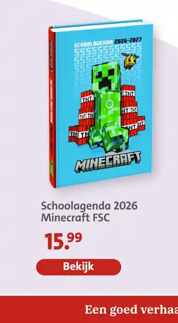 Bruna Schoolagenda 2026 minecraft aanbieding