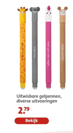 Bruna Uitwisbare gelpennen aanbieding