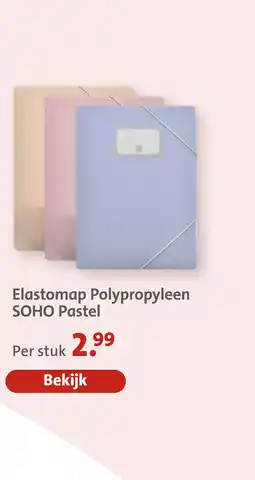 Bruna Elastomap polypropyleen soho pastel aanbieding