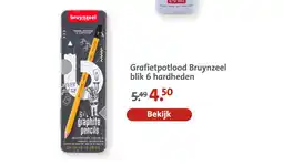 Bruna Grafietpotlood bruynzeel blik 6 hardheden aanbieding