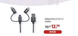 Bruna Kabel Grix 3-in-1 aanbieding