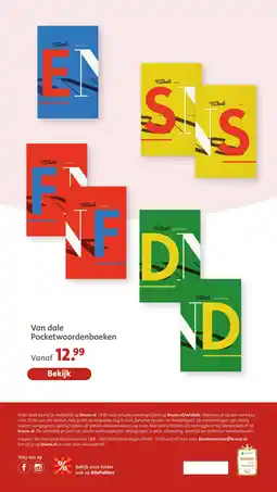 Bruna Van dale pocketwoordenboeken aanbieding