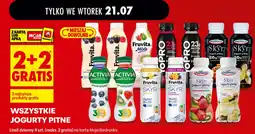 Biedronka Wszystkie jogurty pitne aanbieding