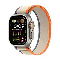Bol.com Apple Watch Ultra 2 - GPS + Cellular - 49mm - Titanium Case with Orange/Beige Trail Loop - M/L aanbieding