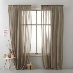 Wehkamp NOUS Living vitrage gordijn kant en klaar Turijn (per stuk) (300 x 315 cm) aanbieding