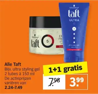 Albert Heijn Taft aanbieding