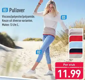 ALDI Pullover aanbieding