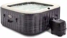 Bol.com Intex PureSpa Greystone Deluxe Bubble Massage Set 6 persoons - 239 x 239 x 71 cm aanbieding