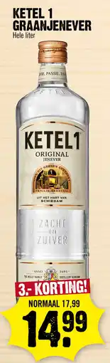 Super Dirck 3 KETEL 1 GRAANJENEVER aanbieding