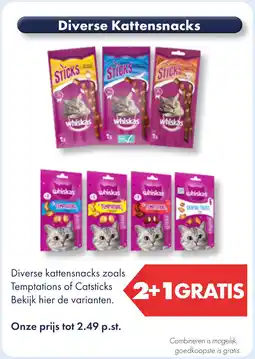 Huisdier Voordeelshop Diverse Kattensnacks aanbieding