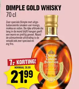 Dirck 3 Dimple Golden Selection Whisky 70 cl aanbieding