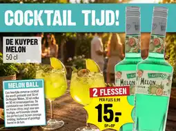 Dirck 3 De Kuyper Melon 50 cl aanbieding